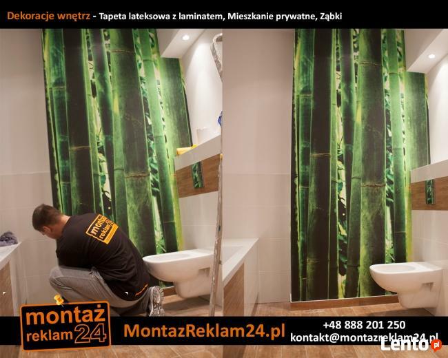 Naklejanie fototapet w biurach, sklepach, restauracjach, dom