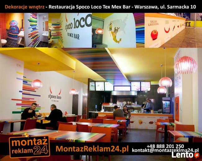 Naklejanie fototapet w biurach, sklepach, restauracjach, dom