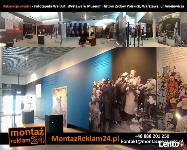 Naklejanie fototapet w biurach, sklepach, restauracjach, dom