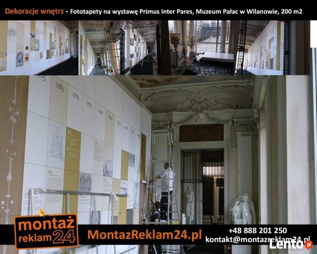 Naklejanie fototapet w biurach, sklepach, restauracjach, dom