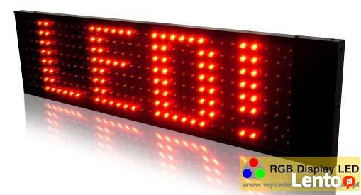 Wyświetlacz led, reklama led, tablica led 25x100cm - TANIO