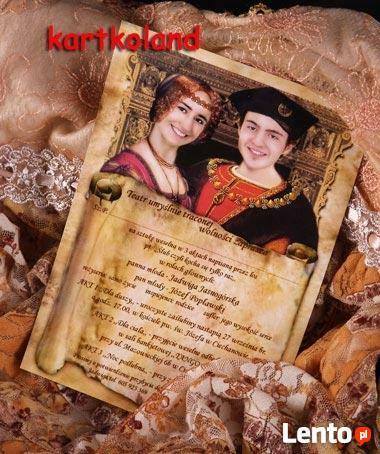 zaproszenia ślubne na ślub ze zdjęciem fotomontaż