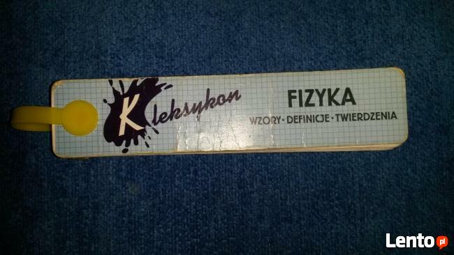 Pomoc naukowa fizyka/chemia