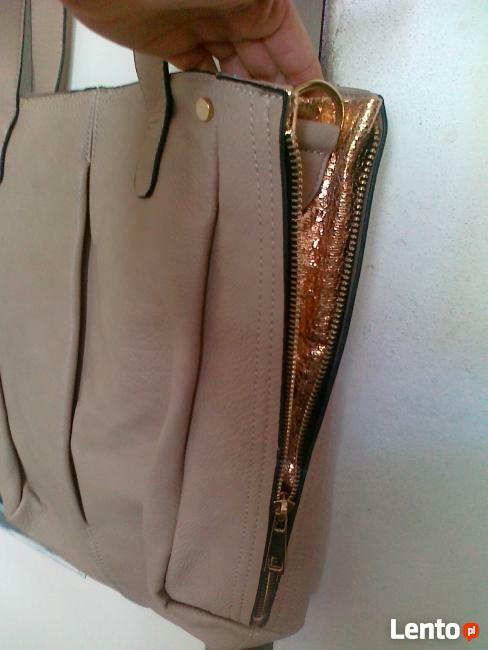 Beżowa torba Top Secret