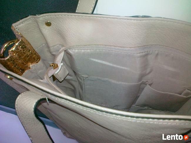 Beżowa torba Top Secret