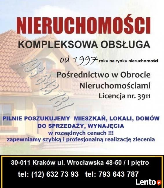 Poszukujemy mieszkania Kraków- Krowodrza