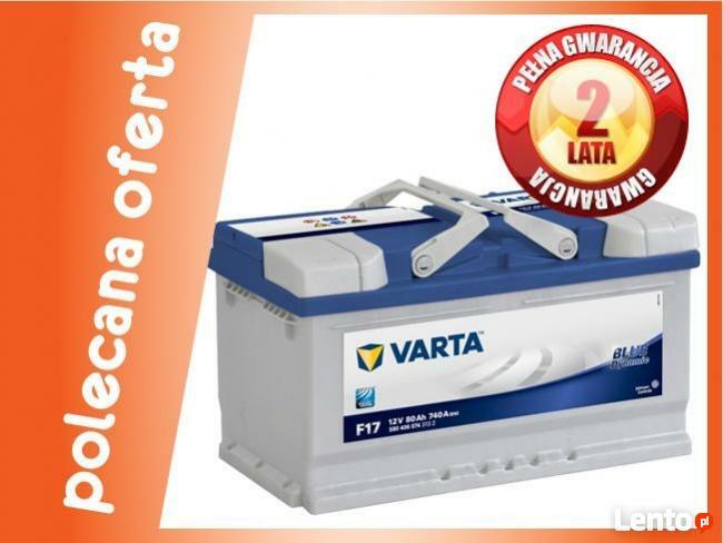 Akumulator VARTA Blue 80AH 740A F17 GWARANCJA 2LATA Katowice