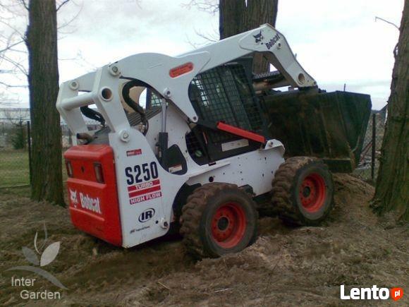 Usługi miniładowarką Bobcatem Warszawa