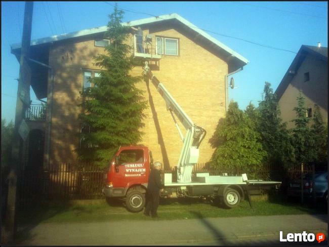 Zwyżka Wynajem Podnośnik Koszowy Usługi Ożarów Łomianki