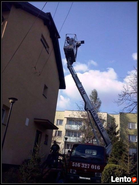 Zwyżka Wynajem Podnośnik Koszowy Usługi Ożarów Łomianki