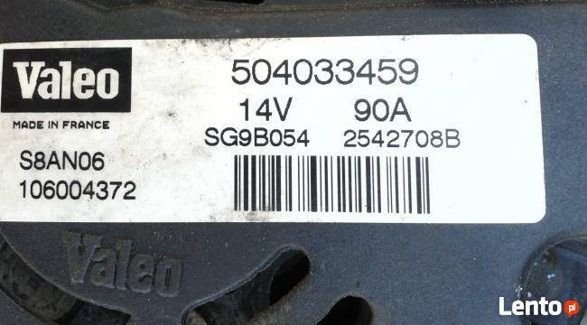 Alternator silnika FIAT DUCATO 2.8 JTD 2001-2006 504033459