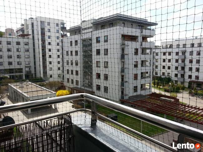 Zabezpieczenie balkonu . Siatka dla kota