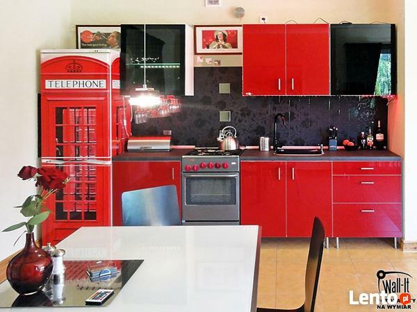 Naklejka angielska budka telefoniczna Naklejki na drzwi