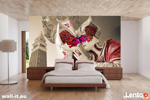 Fototapeta czarno biała z kolorowym akcentem