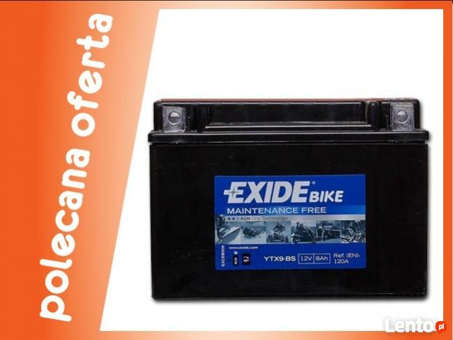 AKUMULATOR EXIDE 12V 8Ah 120A YTX9-BS KATOWICE