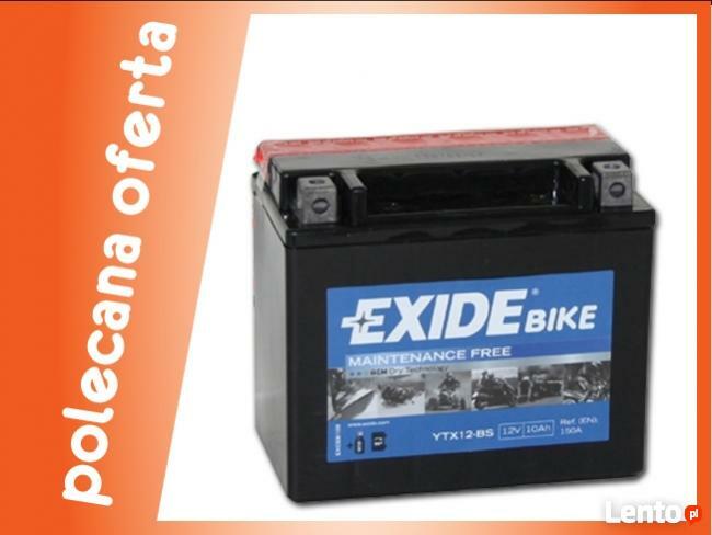 AKUMULATOR EXIDE 12V 10Ah 150A ETX12-BS KATOWICE