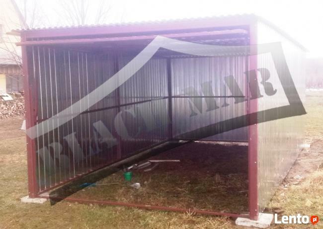 Garaż Blaszany 3x5 PRODUCENT WZMOCNIONE