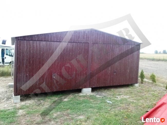 Garaż Blaszany 6x6 Dwuspadowy WZMOCNIONY PRODUCENT