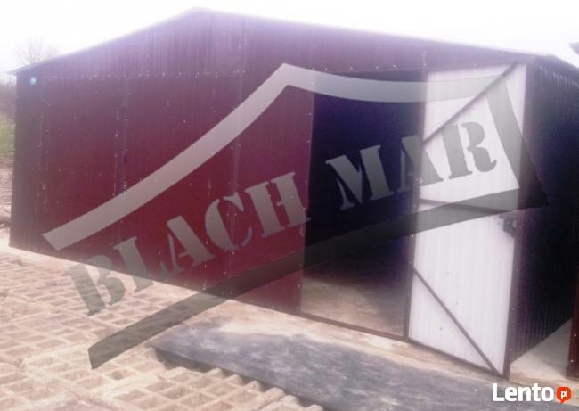 Garaż Blaszany 6x6 Dwuspadowy PRODUCENT PROFIL