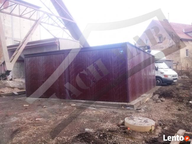 Garaż Blaszany 6x6 Bramy PRODUCENT