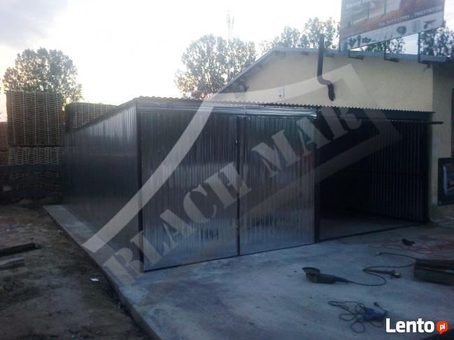 Garaż Blaszany 6x6 Bramy PRODUCENT