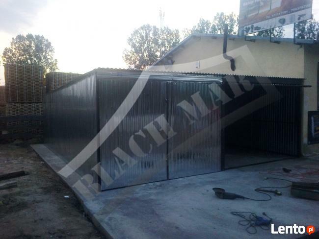 Garaż Blaszany Garaże Blaszane 6x6