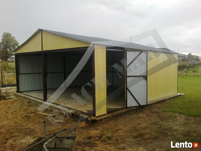Garaż Blaszany 6x6 Dwuspadowy PRODUCENT PROFIL