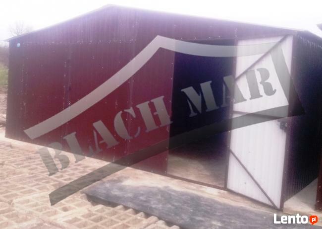 Garaż Blaszany 6x6 Dwuspadowy PRODUCENT PROFIL