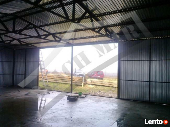 Garaż Blaszany Hala, Magazyn 8x12 PRODUCENT WZMOCNIONY