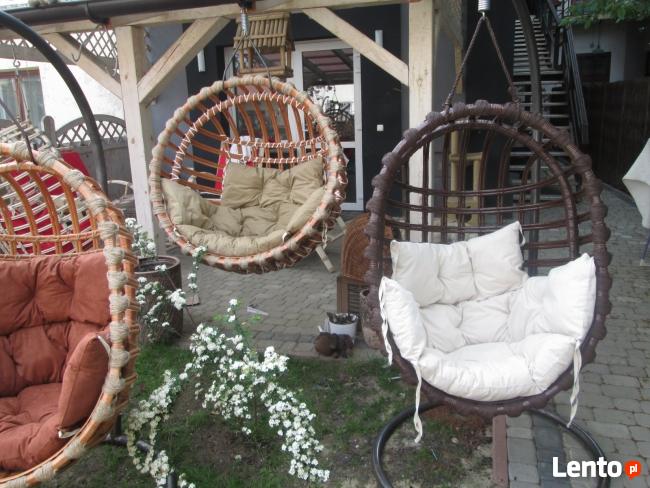 Fotel bujany wiklinowy wiszący PRODUCENT