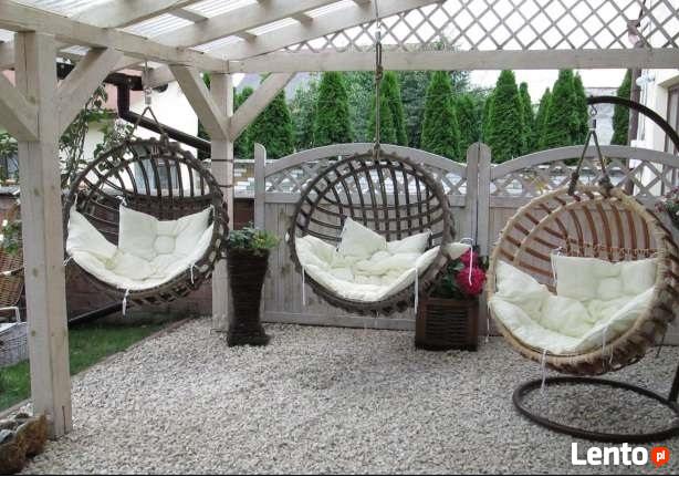 Fotel bujany wiklinowy wiszący PRODUCENT