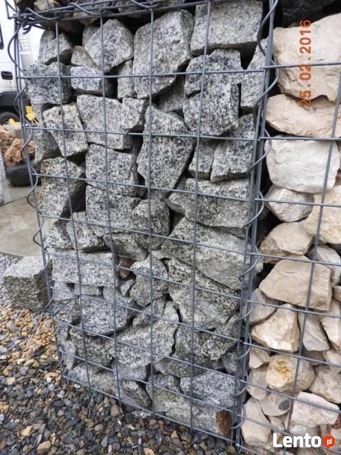 Kamień łupek Granitowy Granit Gabiony kostka płot frakcja 50