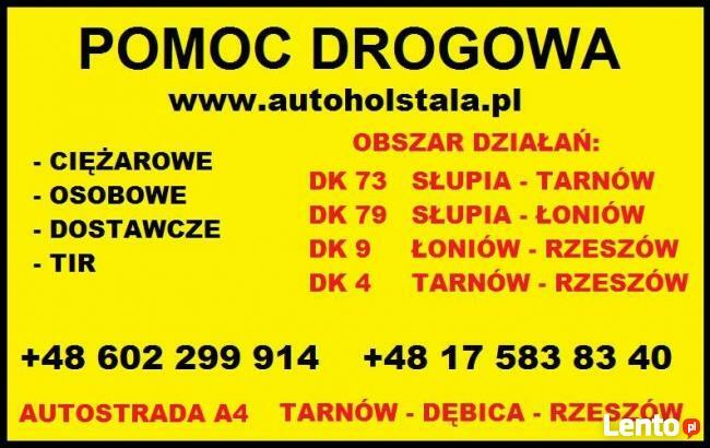 Pomoc Drogowa TIR a4 Dębica Tarnów ciężarowe tel: 602299914