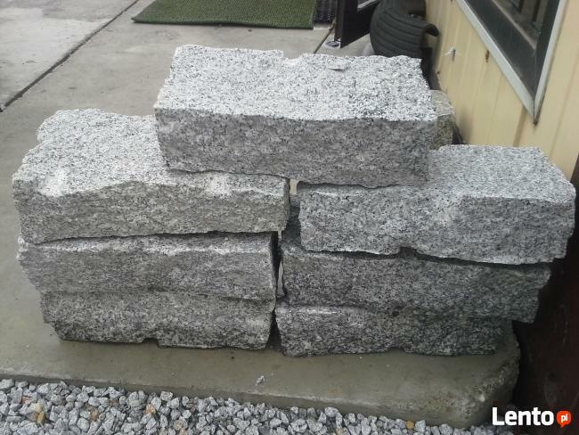 OPORNIK granitowy KRAWĘŻNIKI KAMIEŃ MUROWY granit murek ogro