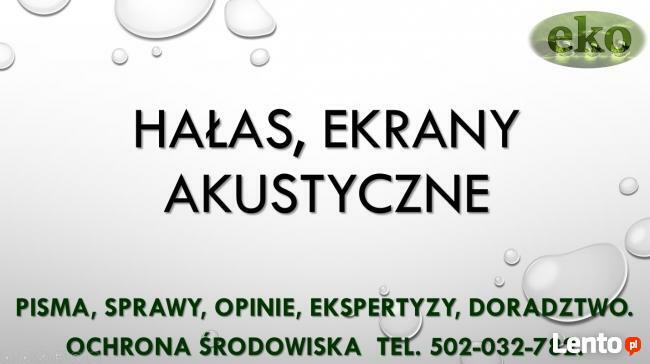Hałas, przekroczenia, skargi, pomoc, tel. 504-746-203. Ekran