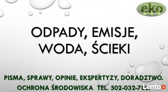 Pisma sprawy, informacje dotyczące ochrony środowiska, przyr
