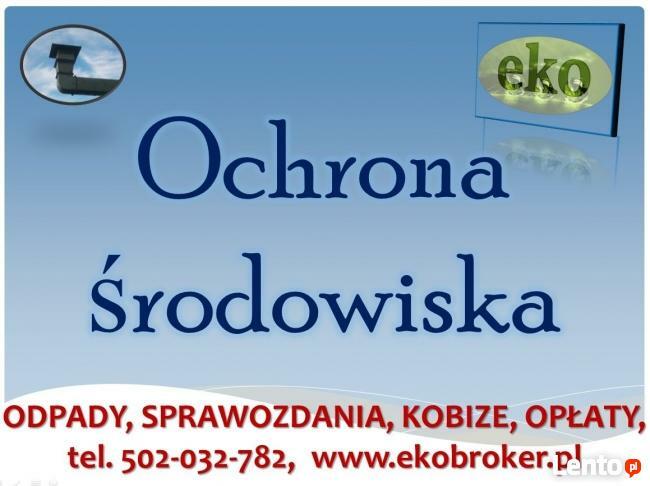 Pisma sprawy, informacje dotyczące ochrony środowiska, przyr