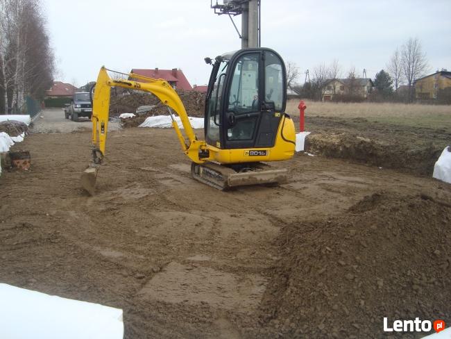 Usługi minikoparką, prace ziemne