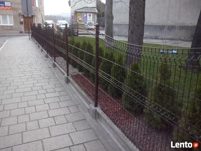 Przęsła ogrodzeniowe FALA 130x200cm fi 4mm ocynk+kolor