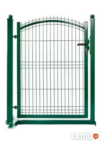 Furtka panelowa typ fala, ocynk + RAL 1x1,3m