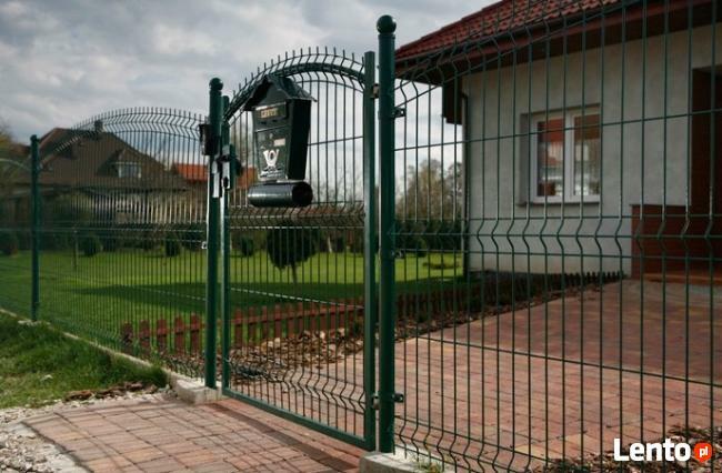 Furtka panelowa typ fala, ocynk + RAL 1x1,3m