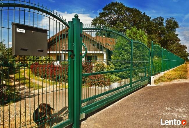 Furtka panelowa typ fala, ocynk + RAL 1x1,3m