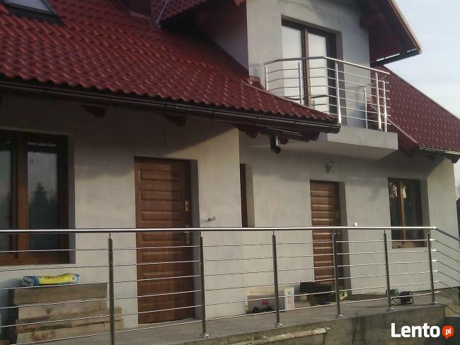 Balustrady barierki poręcze balkony schody nierdzewne