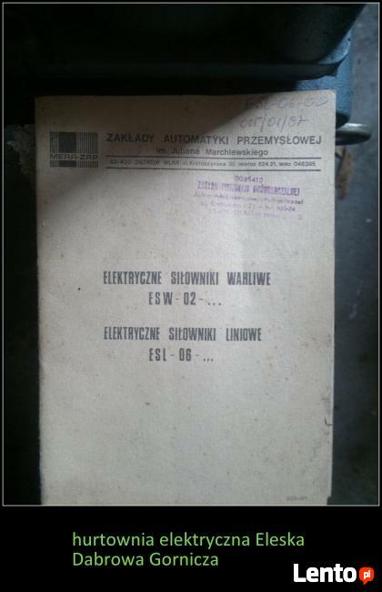 elektryczny siłownik liniowy ELS 25/4/25 wg PN /M-42011