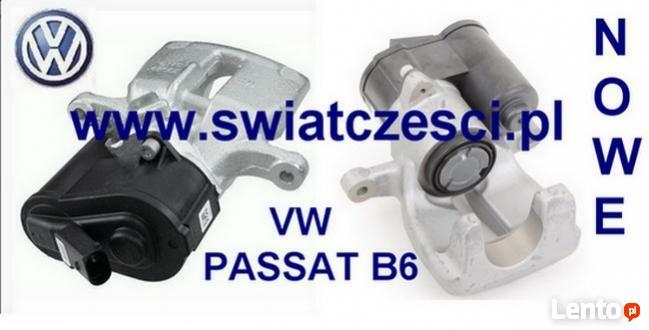 Zacisk hamulcowy z silniczkiem lewy, prawy tył Vw Passat B6