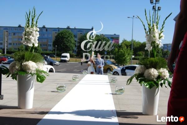 dekoracja sali weselnej