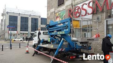 Wynajem podnośnika koszowego