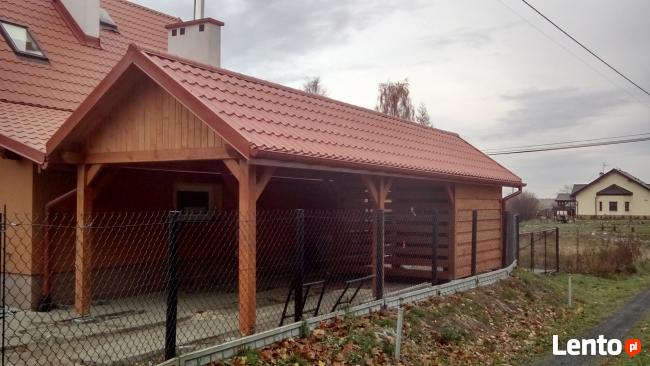 Konstrukcje drewniane zadaszenia wiaty altanki place zabaw