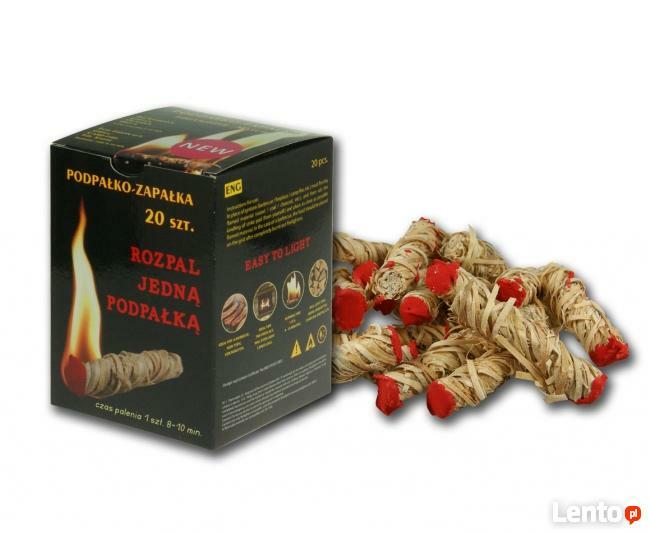 PODPAŁKI ZAPAŁKI do grilla,kominka,pieca,świec PRODUCENT