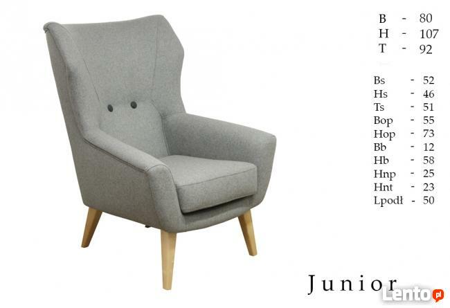 Obnizka cen NOWOSC sprzedam fotel Junior od producenta